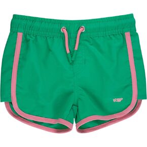 RuffleButts Girls UPF50+ Cover-Up Board Shorts in Saudi Arabia