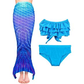 بدلة استحمام DNFUN للبنات مع فستان مغطى in Kuwait