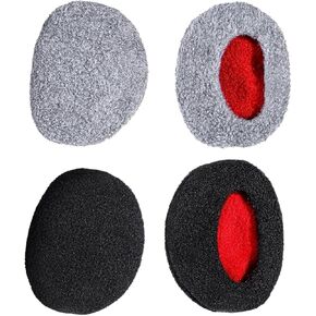 2 Pairs Ear Muffs for Winter Women,Bandless Ear Warmers,Windproof Thick Ear Covers,Cold Weather Fleece Ears Warmers,Unisex Winter EarMuffs for Outdoor Activities(M) in Saudi Arabia