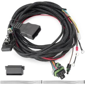 Upgraded 26357 22413 11 Pin Vehicle Side Light Wiring Harness with Dust Cover Replacement for Western Fisher Blizzard SnowEx Plows 11-Pin Snow Plow in Kuwait