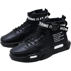 Women's Flat Short Boots, Casual Lace Up Outdoor Women's Comfortable Ankle Boots High-Top Sneakers Versatile Fashion Athletic Footwear in Kuwait
