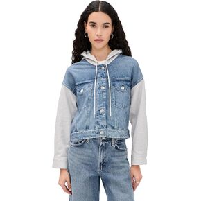 rag & bone Women's Miramar Terry Combo Hooded Jacket in Saudi Arabia
