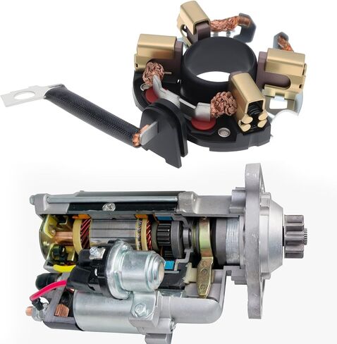 SING F LTD 2Pcs Carbon Brush Holder 0001110061 0001110062 Compatible with Bosch Starter Motor Compatible with Volkswagen in Kuwait