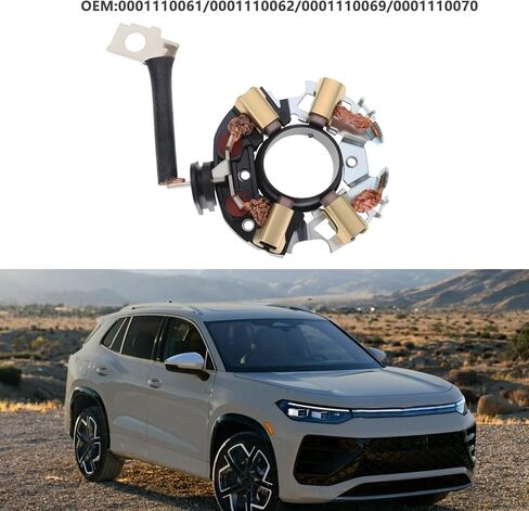 SING F LTD 2Pcs Carbon Brush Holder 0001110061 0001110062 Compatible with Bosch Starter Motor Compatible with Volkswagen in Kuwait