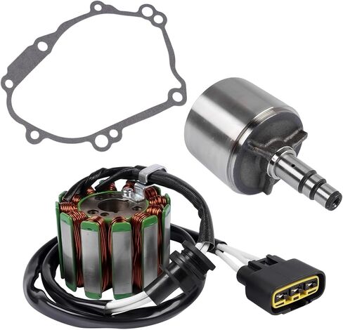 الدوار الدوار دولاب الموازنة المغناطيسي مع حشية بديلة لـ Yamaha YZF R1 طبعة محدودة FZ1 FZ8 FZS1 2004-2016 2D1-81410-10-00 2D1-81410-00-00 in Kuwait