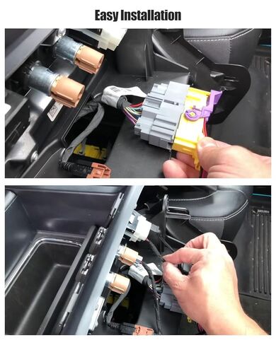 16-PIN Jump Seat to Full Center Console Conversion Harness Fit for Chevrolet Silverado GMC Sierra 2016-2018, Fit for LD HD 2500/3500 2019, Conversion Wiring Harness in Saudi Arabia