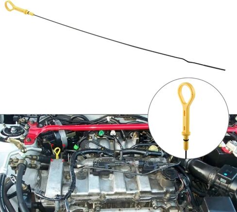 متوافق مع مازدا بروتج 5 2002 2003 2.0L 2000CC 565 مللي متر مقياس مستوى زيت محرك السيارة السائل FS0110450A مقياس مستوى زيت المحرك in Saudi Arabia
