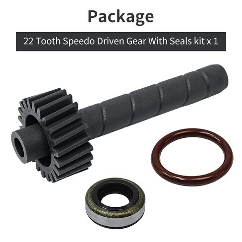 22 Tooth Speedo Driven Gear & Seals Kit Compatible with GM TH350 Turbo 350 Speedometer in Saudi Arabia