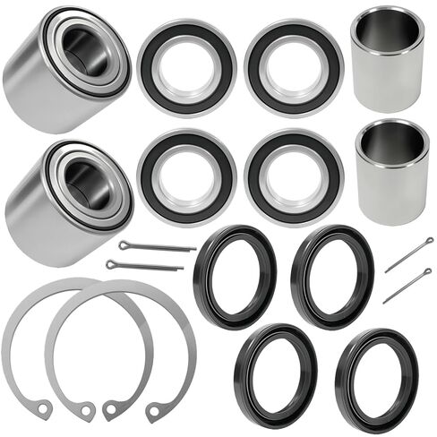 Front & Rear Wheel Bearing with Oil Seal & Spacer Kit fit for Mule 2510 3000 3010 4000 4010#92045-3707 92045-0102 in Saudi Arabia