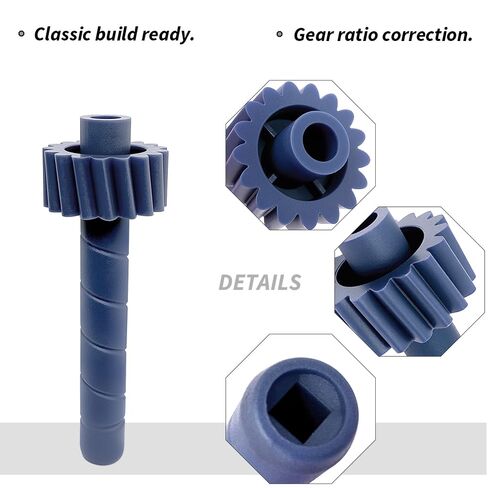 6 PCS Speedometer Driven Gear Kit (17, 18, 19, 20, 21, 22 Teeth) for GM Muncie & Saginaw 3/4-Speed, T5, T10, Super T10, Powerglide, TH200, TH350 Transmissions-O-Rings Not Included in Saudi Arabia