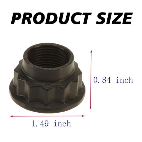 2Pcs Front Axle Shaft Nut Left Right Side for Toyota Camry Corolla Highlander Landcruiser RAV4 Yaris Prius, for Lexus ES300 ES350 GS350 GS450h GX460 RX330 RX350 RX400h RX450h 90177-22001 in Kuwait