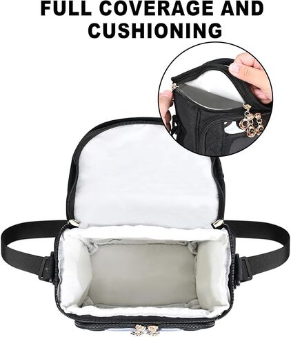 حقيبة الكاميرا المتقاطعة المتوافقة مع بولارويد الآن الجيل الثاني من النوع الأول ، والآن+ 2nd gen i-type ، الآن ، الآن ،+ ، الكاميرا الفورية ، حالة حمل الكاميرا （7.3x4.7x7） in Kuwait