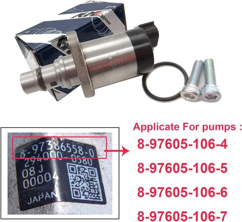 8-98145-489-0 Diesel injection Fuel Pump Suction Control SCV Valve 98145489 fits Isuzu chevry GMC 6HK1 7.8L in Saudi Arabia