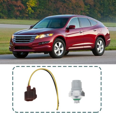 1 Set A/C Pressure Sensor Switch & Plug Connector 80440-SS0-901 80440-S3N-003 Compatible with Honda Fit 2009 2010 2012 2013 in Saudi Arabia