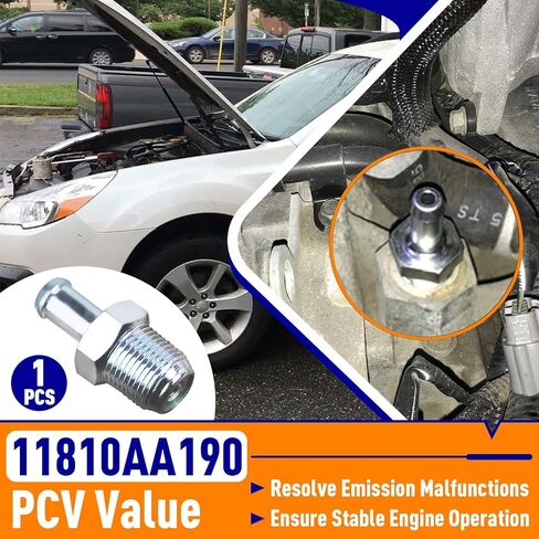 صمام 11810AA190 PCV متوافق مع Subaru 2018-2023 Crosstrek 2.0 2017-2023 Impreza، استبدال قيمة PCV لدعم التحكم في الانبعاثات وتشغيل المحرك المستقر in Kuwait