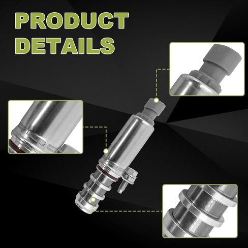 2 قطعة صمام التحكم في الملف اللولبي لمحرك عمود الحدبات والعادم لـ 2006-2017 جي إم سي بويك بونتياك زحل شيفروليه كوبالت ماليبو 2.0L 2.2L 2.4L 12655420 12655421 917-215 917-216 in Kuwait