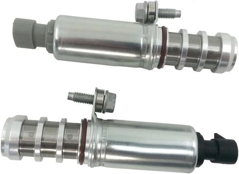 2 قطعة صمام التحكم في الملف اللولبي لمحرك عمود الحدبات والعادم لـ 2006-2017 جي إم سي بويك بونتياك زحل شيفروليه كوبالت ماليبو 2.0L 2.2L 2.4L 12655420 12655421 917-215 917-216 in Kuwait