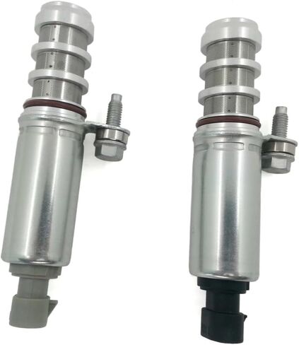 2 قطعة صمام التحكم في الملف اللولبي لمحرك عمود الحدبات والعادم لـ 2006-2017 جي إم سي بويك بونتياك زحل شيفروليه كوبالت ماليبو 2.0L 2.2L 2.4L 12655420 12655421 917-215 917-216 in Kuwait