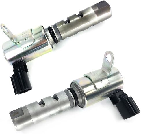 2 قطعة صمام التحكم في الملف اللولبي لمحرك عمود الحدبات والعادم لـ 2006-2017 جي إم سي بويك بونتياك زحل شيفروليه كوبالت ماليبو 2.0L 2.2L 2.4L 12655420 12655421 917-215 917-216 in Kuwait