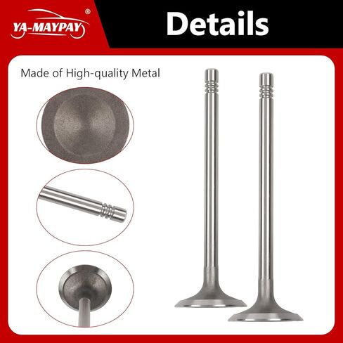 16PCS Intake Air-out Engine Valves Kit Compatible with GM 2.0L 2.2L 2.4L Ecotec DOHC Cobalt Cavalier HHR G5 G6 Grand Am Ion Vue Alero Malibu Pursuit Sunfire Aura Sky OE#12615936 12622329 in Saudi Arabia
