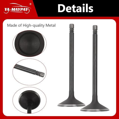 16PCS Intake Air-out Engine Valves Kit Compatible with GM 2.0L 2.2L 2.4L Ecotec DOHC Cobalt Cavalier HHR G5 G6 Grand Am Ion Vue Alero Malibu Pursuit Sunfire Aura Sky OE#12615936 12622329 in Saudi Arabia