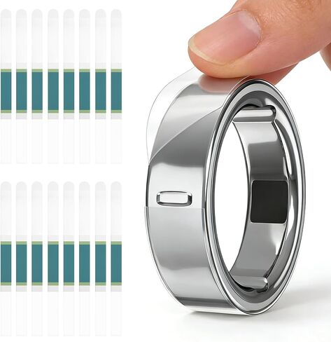 غطاء شفاف رفيع للغاية لخاتم Oura Gen 4/4 سيراميك/Gen 3، طبقة واقية غير مرئية مضادة للخدش، ملحقات جلدية رفيعة لحماية الحلقة الذكية للرجال والنساء (8 عبوات، مقاس 6/7/8) in Kuwait