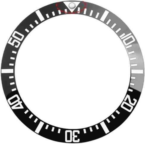 ملحقات حزام الساعة لساعة MDV-106 107 إطار سيراميكي 2784 إطار مؤشر مشطوف in Kuwait