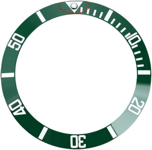 ملحقات حزام الساعة لساعة MDV-106 107 إطار سيراميكي 2784 إطار مؤشر مشطوف in Kuwait