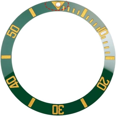 ملحقات حزام الساعة لساعة MDV-106 107 إطار سيراميكي 2784 إطار مؤشر مشطوف in Kuwait