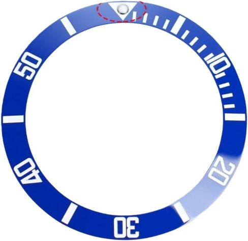 ملحقات حزام الساعة لساعة MDV-106 107 إطار سيراميكي 2784 إطار مؤشر مشطوف in Kuwait