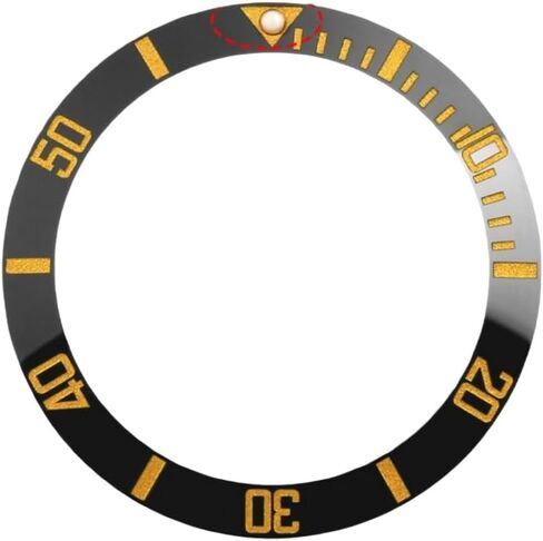 ملحقات حزام الساعة لساعة MDV-106 107 إطار سيراميكي 2784 إطار مؤشر مشطوف in Kuwait