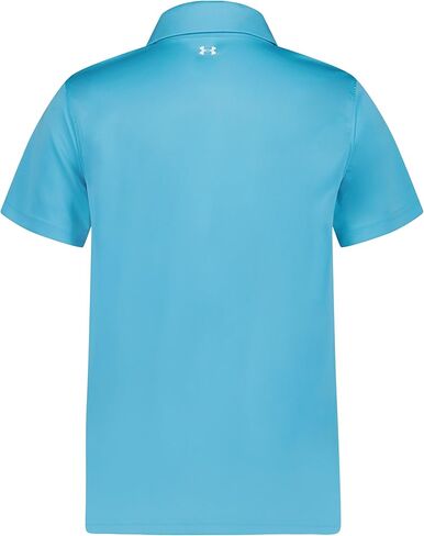 قميص بولو للصيد بأكمام قصيرة للأولاد من Under Armour، حماية من أشعة الشمس بعامل حماية من أشعة الشمس 50+، مجموعة للاستخدام الخارجي in Kuwait
