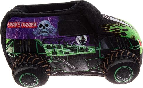 Josmo Monster Jam Slipper 3D Monster Truck شباشب قطيفة للأولاد أحذية منزلية دافئة سهلة الارتداء Grave Digger Megalodon El Toro Loco الحجم: 5-10 طفل صغير 11-13 طفل صغير in Kuwait