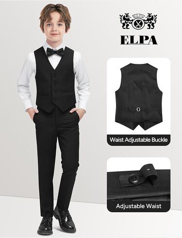 ELPA ELPA BORN FOR ALL WONDERFUL THINGS طقم سترة بدلة رسمية للأولاد بحمالات in Kuwait