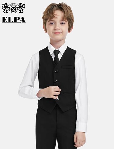 ELPA ELPA BORN FOR ALL WONDERFUL THINGS طقم سترة بدلة رسمية للأولاد بحمالات in Kuwait