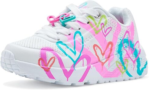 Skechers Girls X James Goldcrown-uno Lite - Flutter Hearts 314965l (طفل صغير/طفل كبير) in Kuwait