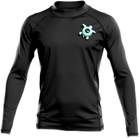 Kids Inflatable Rash Guard Long Sleeve Swim Shirt - Buoyancy Flotation for Water Safety and Comfort, UPF 50+ Sun Protection in Saudi Arabia