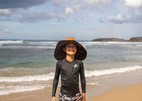 Kids Inflatable Rash Guard Long Sleeve Swim Shirt - Buoyancy Flotation for Water Safety and Comfort, UPF 50+ Sun Protection in Saudi Arabia