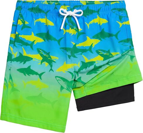 Boys Swim Trunks Shorts Bathing Suit Boxer Brief Swimsuit Swimming Shorts Quick Dry Boy Swim Suit Size 8,10-12,14-16 in Saudi Arabia
