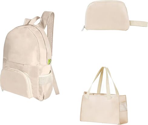 Backpack, Handbag (two uses for one bag), PVC material, compact and convenient for outdoor use, Backpack 12.40 * 7.09 * 16.54 in (31.5 * 18 * 42cm), Handbag 12.20 * 5.71 * 8.27 in (31 * 14.5 * 21cm) in Saudi Arabia