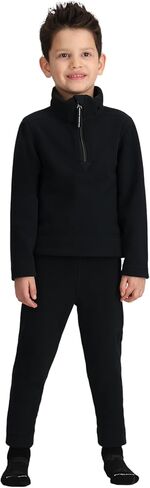 Obermeyer Kids UltraGear Fleece Base Layer Zip Up Top with Double-Knit Stretch Fabric for Snow and Ski in Saudi Arabia