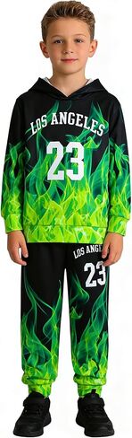 الأولاد Sweatsuit 2 قطعة ملابس 3D طباعة مقنعين بانت مجموعة البلوز و Sweatpant مجموعات ملابس الاطفال in Saudi Arabia