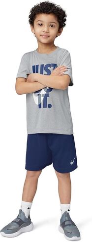 طقم ملابس Nike Dri-FIT Just Do It للأولاد مكون من قطعتين وشورت شبكي in Kuwait