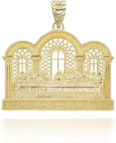 Certified 14k Gold Last Supper Pendant in Saudi Arabia