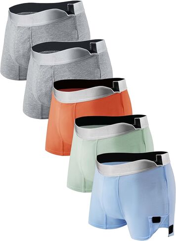 TIICHOO Incontinence Underwear for Kids Adaptive Underwear Tear Away Boxer Briefs 5 Pack in Saudi Arabia