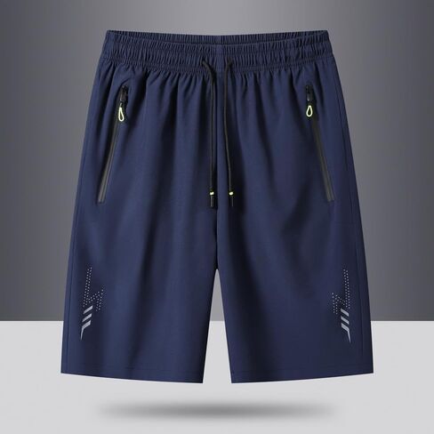 3 Pcs - Men's Shorts 5" Inseam Athletic Gym with Pockets Breathable Basketball Training Casual Running Active Shorts in Saudi Arabia