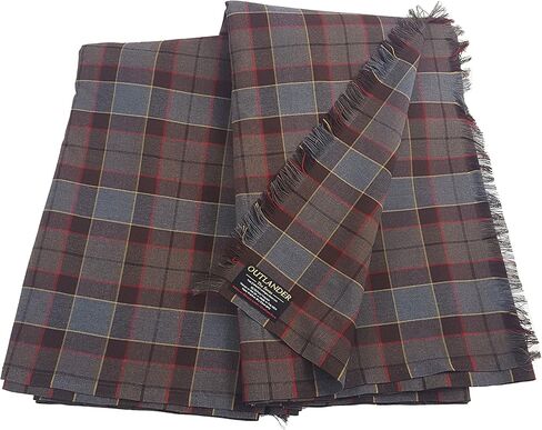 The Celtic Croft Outlander Fraser Great Kilt Poly/Viscose Tartan - Officially Licensed in Saudi Arabia