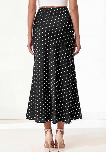 BTFBM Maxi Skirts for Women 2026 Summer Spring Lightweight A Line High Waisted Wedding Guest Party Silk Long Midi Skirt in Kuwait
