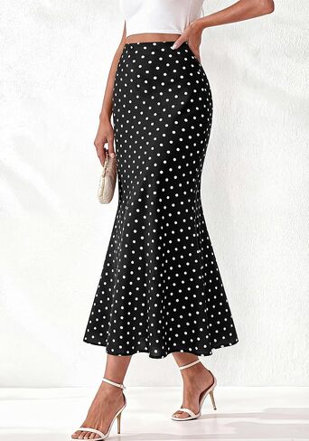 BTFBM Maxi Skirts for Women 2026 Summer Spring Lightweight A Line High Waisted Wedding Guest Party Silk Long Midi Skirt in Kuwait