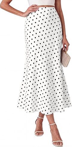 BTFBM Maxi Skirts for Women 2026 Summer Spring Lightweight A Line High Waisted Wedding Guest Party Silk Long Midi Skirt in Kuwait